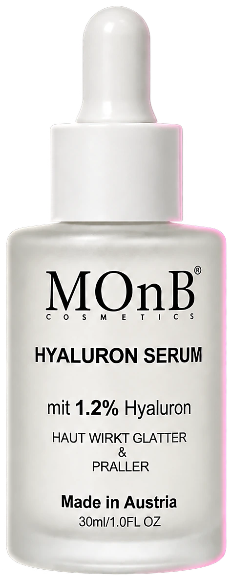 MOnB Hyaluron Serum mit 1,2 % Hyaluron – Antiaging Serum, Made in Austria, 30 ml